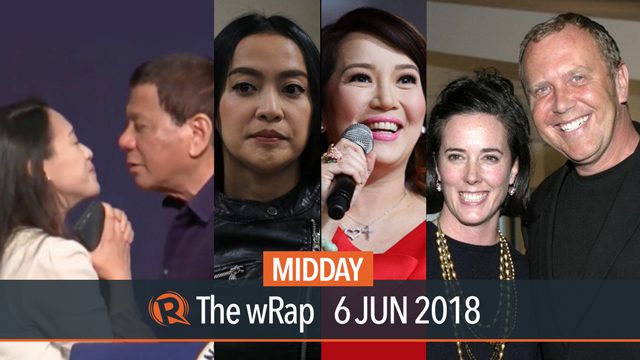 Duterte on kissing, Kris vs Mocha, Kate Spade | Midday wRap