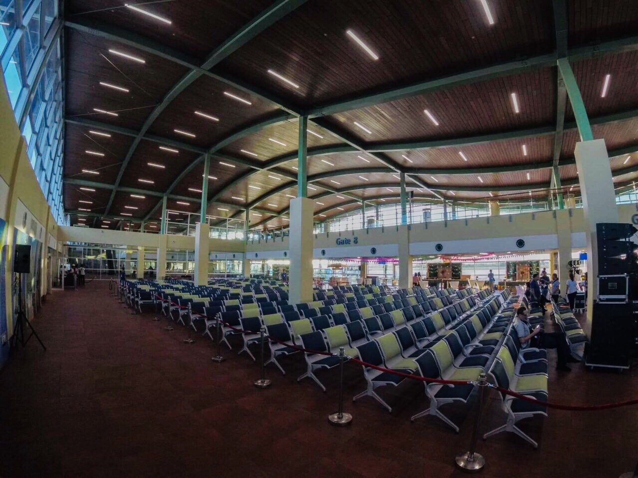 GATES. New boarding gates are more spacious and can accommodate more passengers during peak hours, compared to the Tagbilaran Airport. 