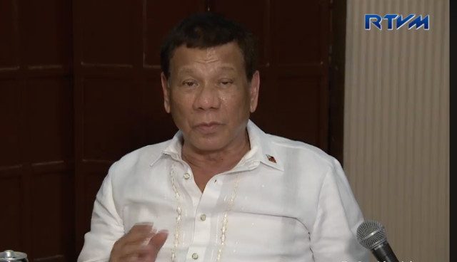 Duterte says ‘sorry, God’