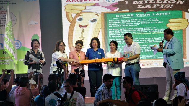 Thousands of pencils donated to Cebu students on Brigada Eskwela launch
