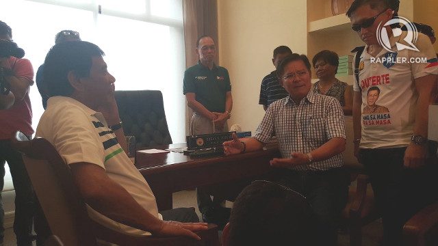 Southern Leyte governor from LP, but ‘can’t say no’ to Duterte