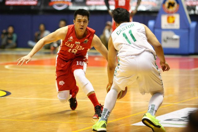 San Beda holds off determined St. Benilde for fourth win