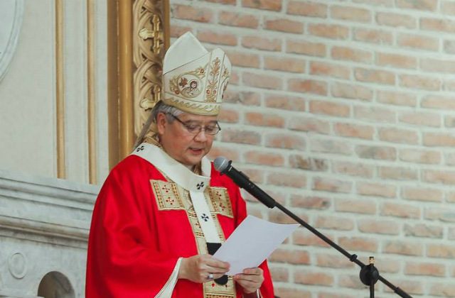 MARTIAL LAW. Lingayen-Dagupan Archbishop Socrates Villegas recalls the evils of martial law in a homily set to be delivered at noon on September 21, 2017. File photo courtesy of Sabins Studio 
