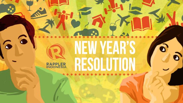 10 resolusi inspiratif menyambut tahun baru