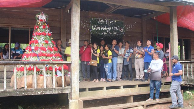 Surigao tribes light first ever Christmas tree