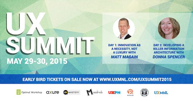 UXMNL kicks off May 2015 summit, features Aussie industry experts