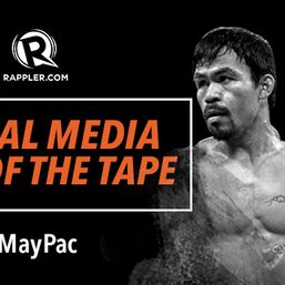 Social Media Tale of the Tape: Mayweather vs Pacquiao