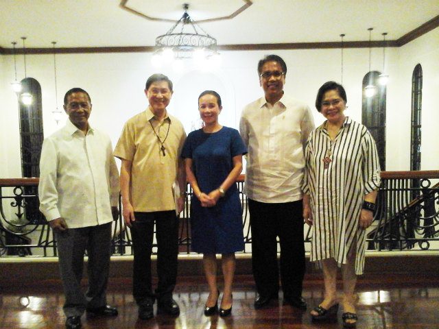 Tagle: No politics in event with Binay, Roxas, Poe