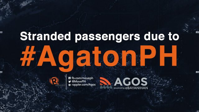 Over 3,000 stranded passengers at ports due to Agaton