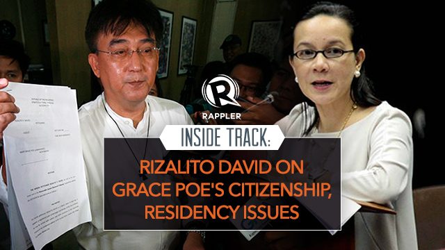 PODCAST: ‘Grace Poe thought she could get away’ – David