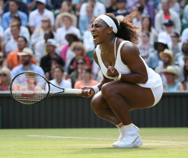 Serena survives Wimbledon scare to set up Venus clash