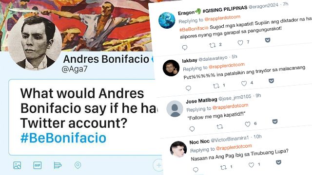 #BeBonifacio: What if Andres Bonifacio were on Twitter in 2019?