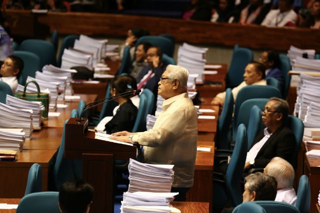 NO DATA. Albay 1st District Representative Edcel Lagman assails the lack of empirical data to back the request to extend the Mindanao martial law. 