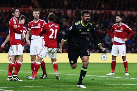 Hasil Liga Inggris: Gol Diego Costa antar Chelsea ke puncak klasemen
