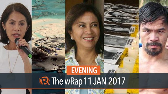 West Philippine Sea, Robredo, Pacquiao | Evening wRap