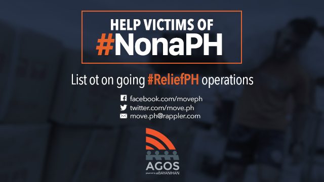 #ReliefPH: Help typhoon victims