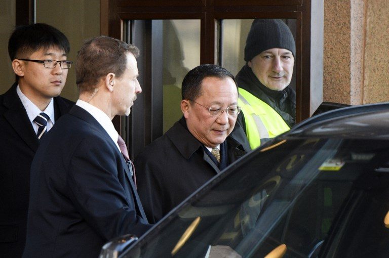 North Korea’s top diplomat meets Swedish leaders