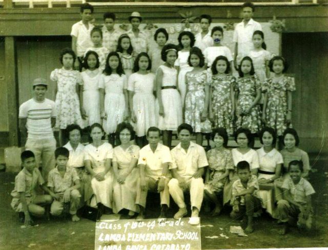 TEACHER. Starting her teaching job at Lamba Central School in Banga, South Cotabato. Photo taken in 1963. (She is seated 4th from right). Photo by Cecil Laguardia  