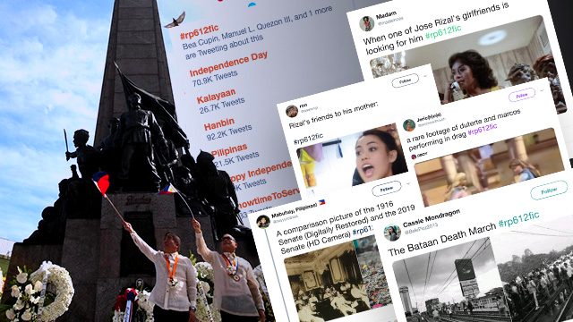 Using #RP612fic, netizens imagine Philippine heroes on social media