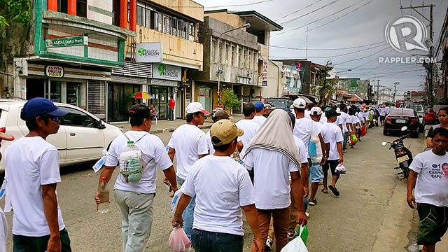 Samar farmers march to Tacloban, call for social justice