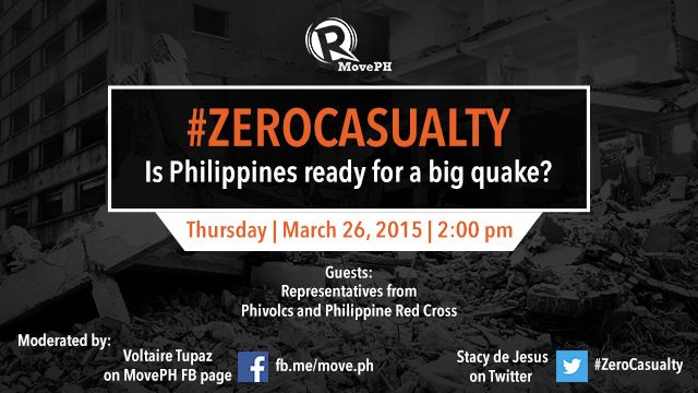 CONVERSATION: #ZeroCasualty Hour: Is PH ready for a big quake?
