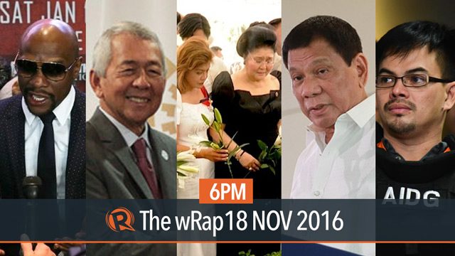 Marcos burial, Rodrigo Duterte, Floyd Mayweather | 6PM wRap