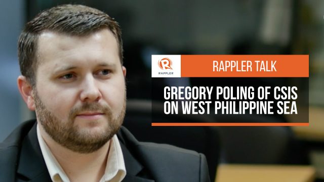 Rappler Talk: CSIS’ Gregory Poling on West Philippine Sea