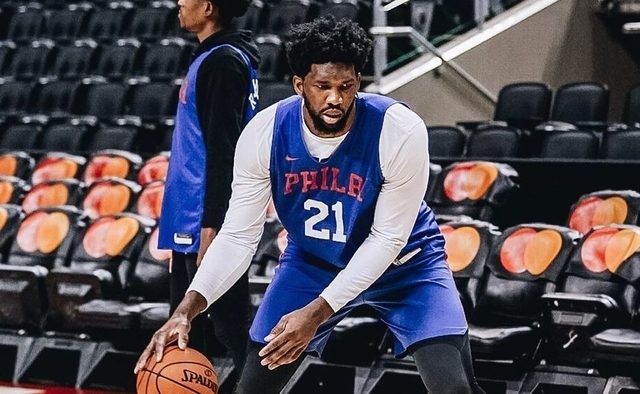 Sixers welcome Embiid back in practice