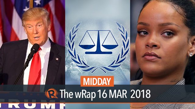 ICC on Duterte, U.S. sanctions Russia, Rihanna slams Snapchat | Midday wRap