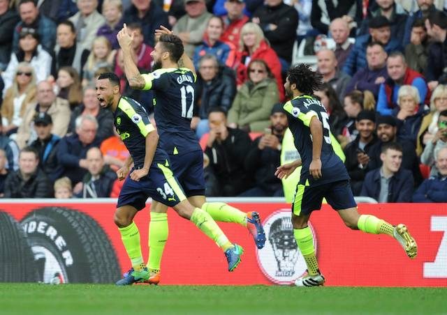 Arsenal mengalahkan Sunderland 4-1, pada 29 Oktober 2016. Foto dari Facebook/Arsenal 