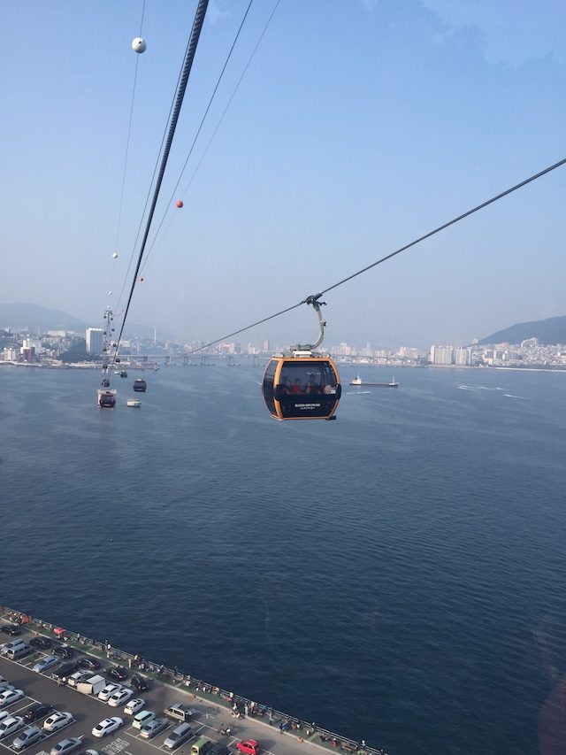 SKYWAY. The cable car is arguable the best way to cap off a trip to Busan. 