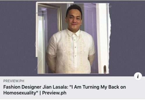 ‘Preview’ says sorry for story on designer who ‘turned back on homosexuality’