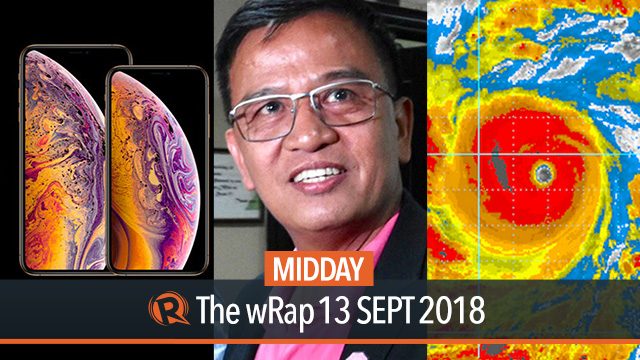Typhoon Ompong, Faeldon backs Duterte, iPhone | Midday wRap