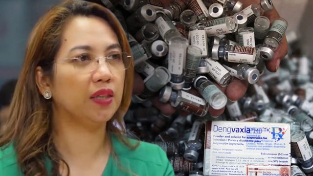 DENGUE VACCINE CONTROVERSY. Ex-DOH chief Janette Garin launches the dengue vaccination program in April 2016, contrary to the recommendation of the Formulary Executive Council 
