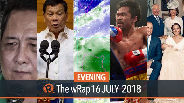SONA 2018, Pacquiao-Mayweather rematch, Prince Louis | Evening wRap