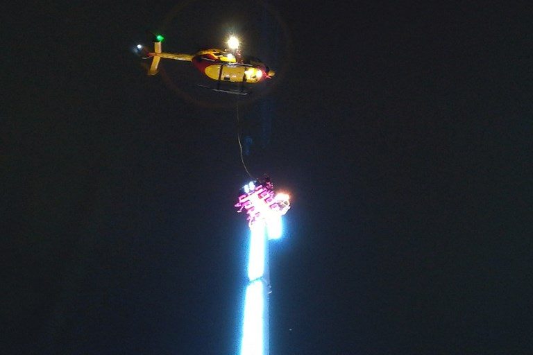 Revelers spend New Year stuck 50 meters up at French funfair