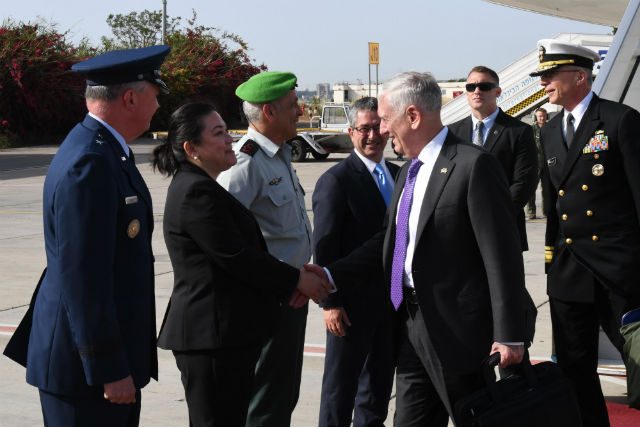US defense chief in Israel for talks on Iran, Syria