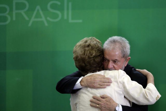 Brazil’s Rousseff condemns ‘coup’ as judge blocks Lula