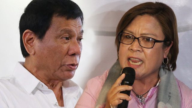 De Lima on Duterte’s call to resign: Why should I listen to my persecutor?