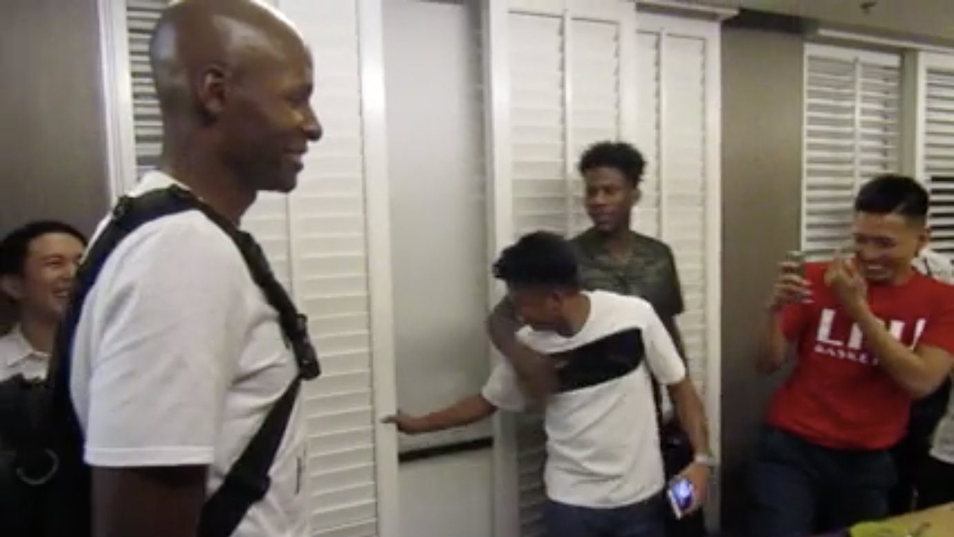 WATCH: Ray Allen visits Lyceum, offers advice to Pirates