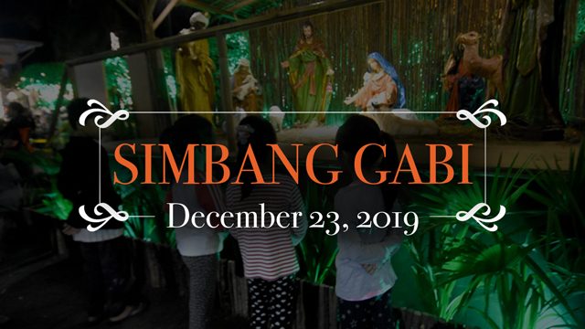 READ: Gospel for Simbang Gabi – December 23, 2019