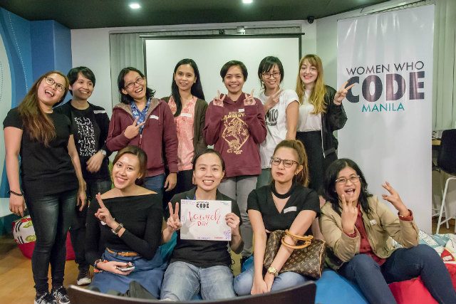 WOMEN IN TECH SCENE. Members of the Women Who Code Manila during its launch at Bitspace Makati on January 20, 2017. All photos from Women Who Code Manila  
