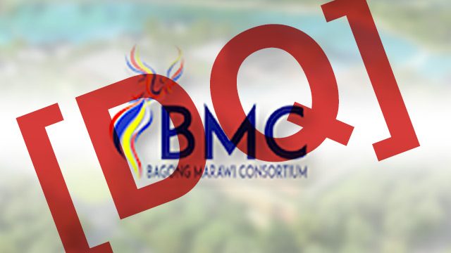 Chinese-led Bangon Marawi Consortium disqualified due to fund shortage