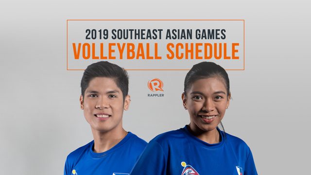 SCHEDULE: SEA Games 2019 volleyball competitions