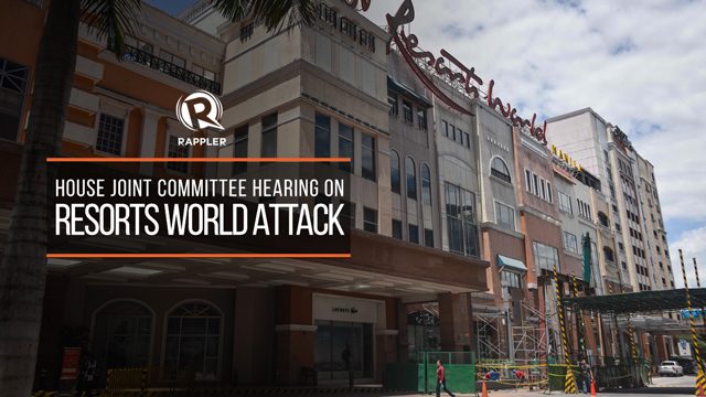 LIVE: House hearing on the Resorts World Manila attack