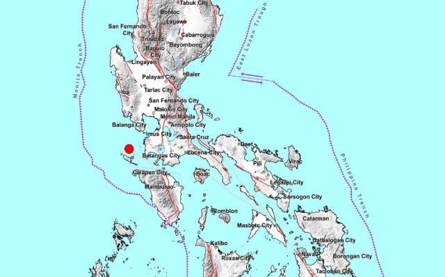 Magnitude 5.4 earthquake rocks Occidental Mindoro