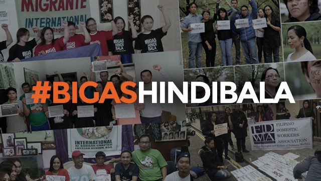 #BigasHindiBala: An outpouring of global support for drought protest