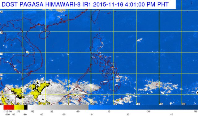 Rainy Tuesday for Davao, Caraga, E. Visayas, parts of Luzon