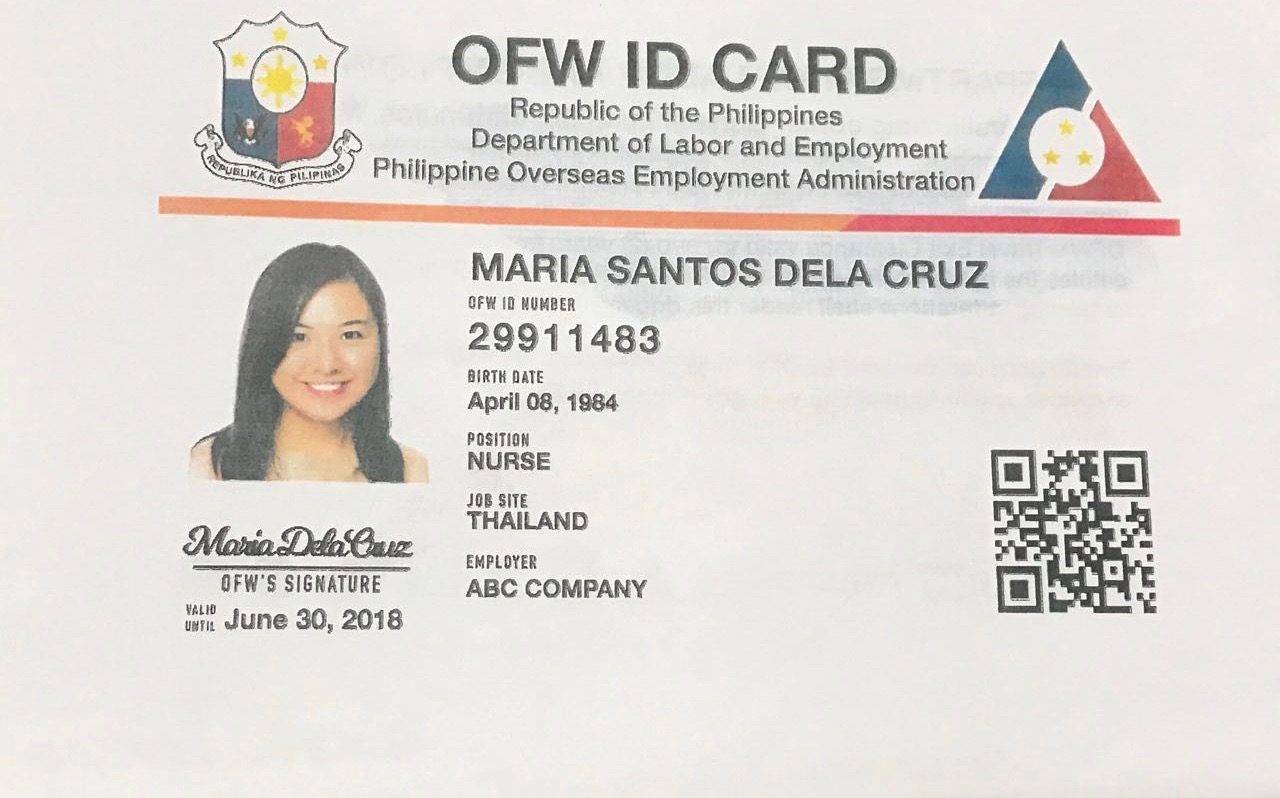 Free OFW ID launched; DOLE yet to issue guidelines