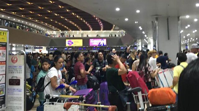 LOOK: Crowded NAIA after runway reopening